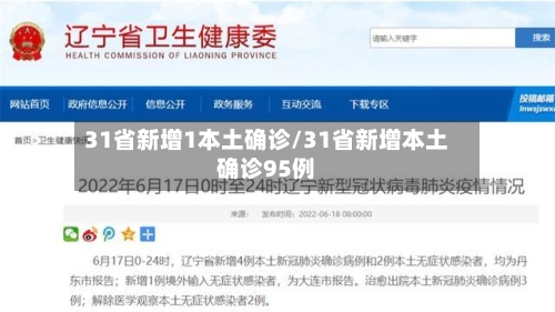 31省新增1本土确诊/31省新增本土确诊95例