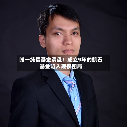 唯一纯债基金清盘!成立9年的凯石基金陷入规模困局
