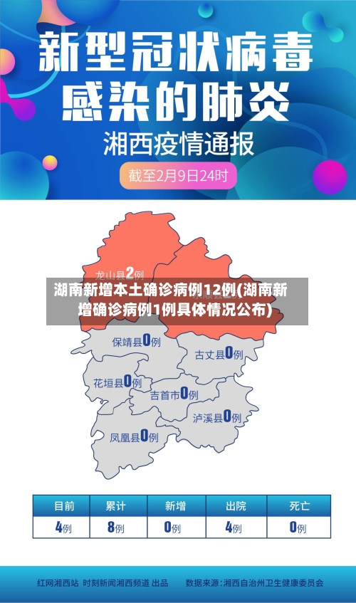 湖南新增本土确诊病例12例(湖南新增确诊病例1例具体情况公布)-第2张图片