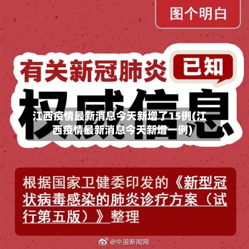 江西疫情最新消息今天新增了15例(江西疫情最新消息今天新增一例)